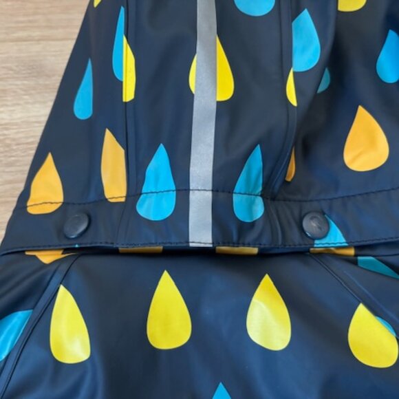 Reima High Quality Fleece-Lined Rubber Rain Jacket (116 cm/ Size 6) - Picture 6 of 6